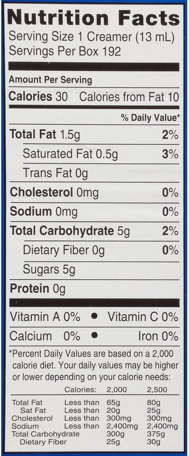 192 Count Single-Serve Coffee Creamers U862