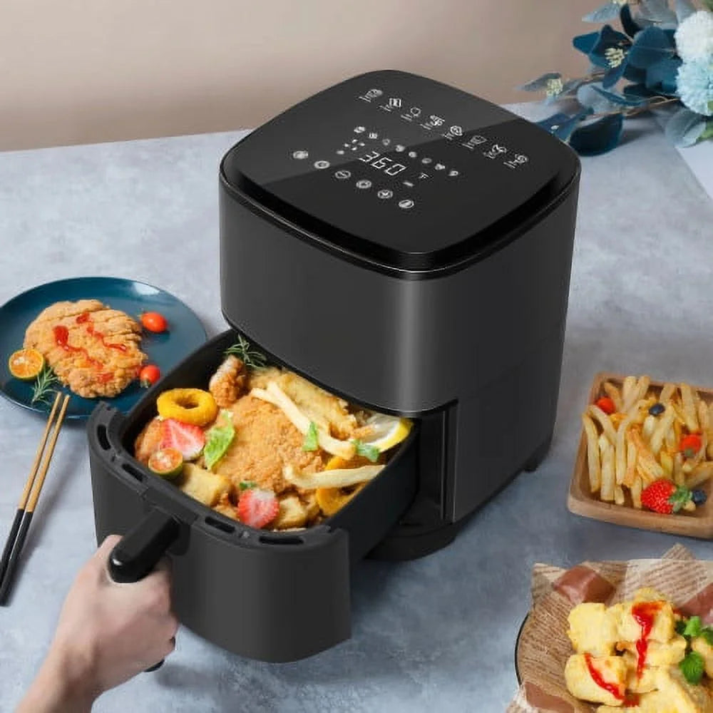 4 Qt Nonstick Dishwasher Safe Air Fryer Oven C7317