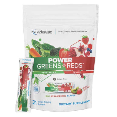 Power Greens + Reds Kiwi Strawberry 21 Packets J304