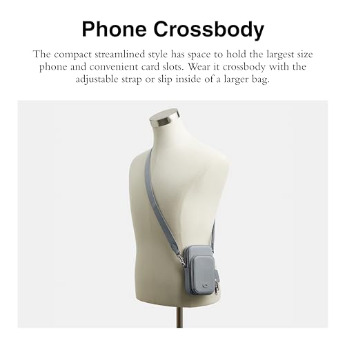 Mens Phone Crossbody In Crossgrain Leather L1836