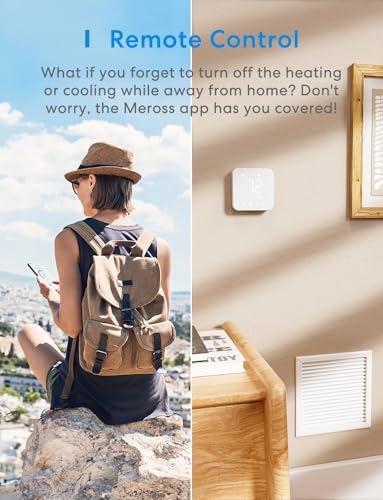 Smart Thermostat, WiFi Thermostat, C-Wire Required Z9329