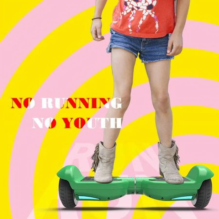 6.5 Two-Wheel Self Balancing Electric Scooter with LED Light Pink K32451