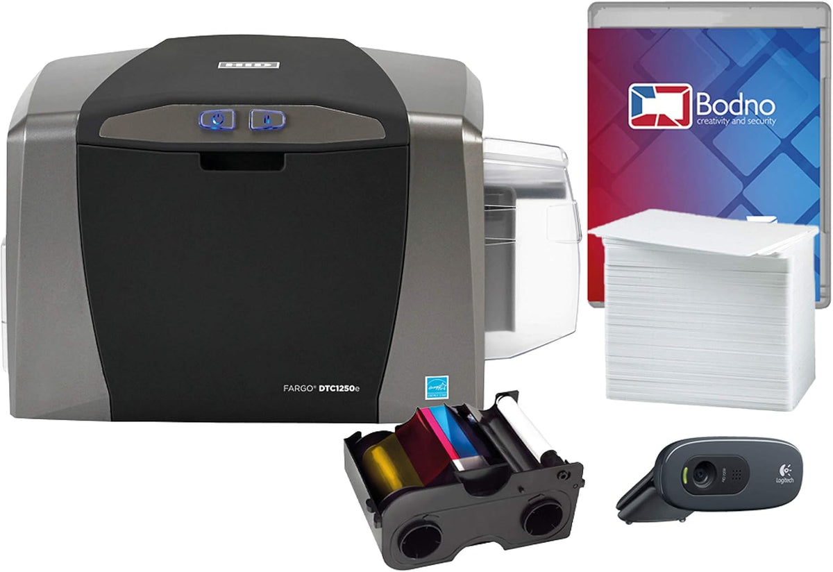 ID Card Printer & Supplies Package D3242