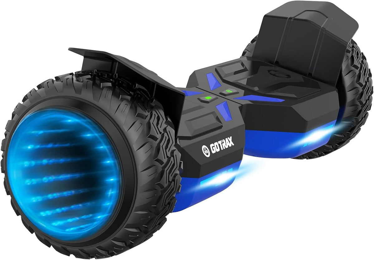 8.5" Offroad Tires Hoverboard Bundle with Music Speaker and Go Kart Attachment U65388