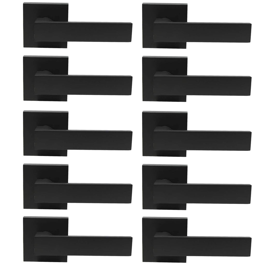 Matte Black Non-Turning Reversible Door Levers A9899