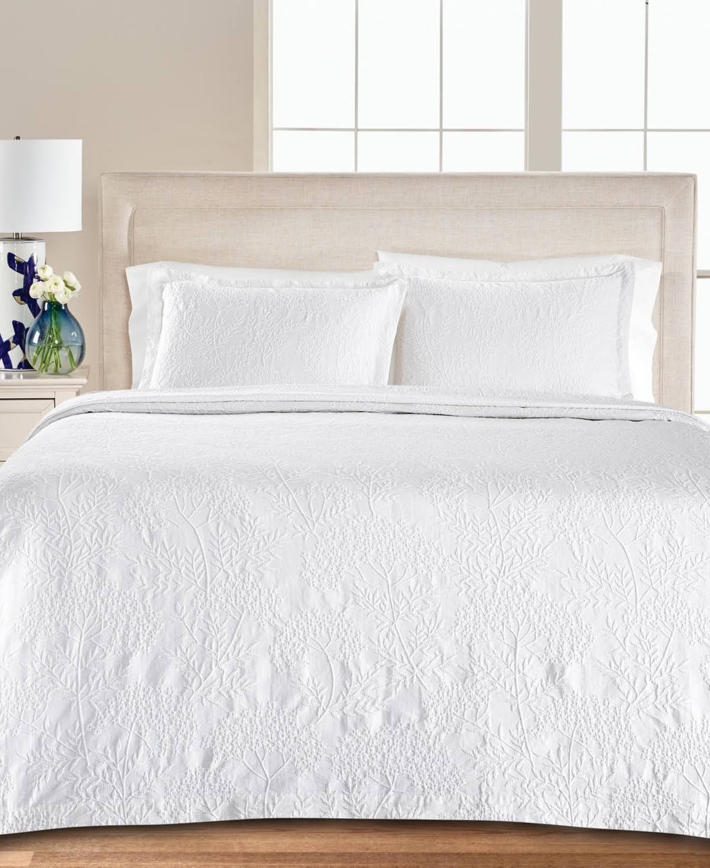 100% Cotton Twin Bedspread Light Pastel Grey M162