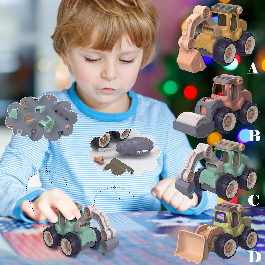 DIY Nut Building Construction Toy Excavator V39598