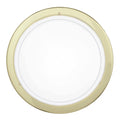 290mm Brass Glass Ceiling or Wall Disk Light R563