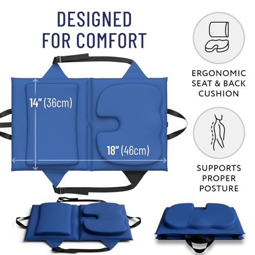 Adjustable Memory Foam Stadium Seats with Back Support H556705