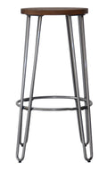 Natural Metal Barstool R535348