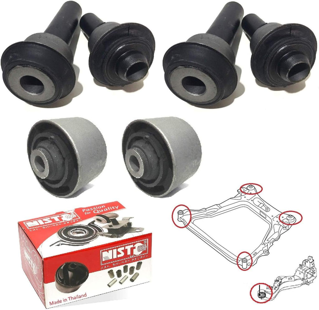 Engine Cradle Subframe Crossmember Rear Trailing Arm Bushing F271126