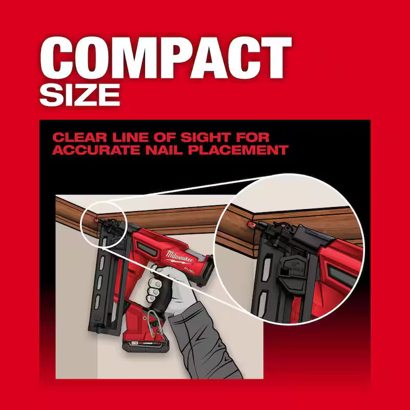 18-Volt Lithium-Ion Brushless Cordless 16-Gauge Angled Finish Nailer N1788