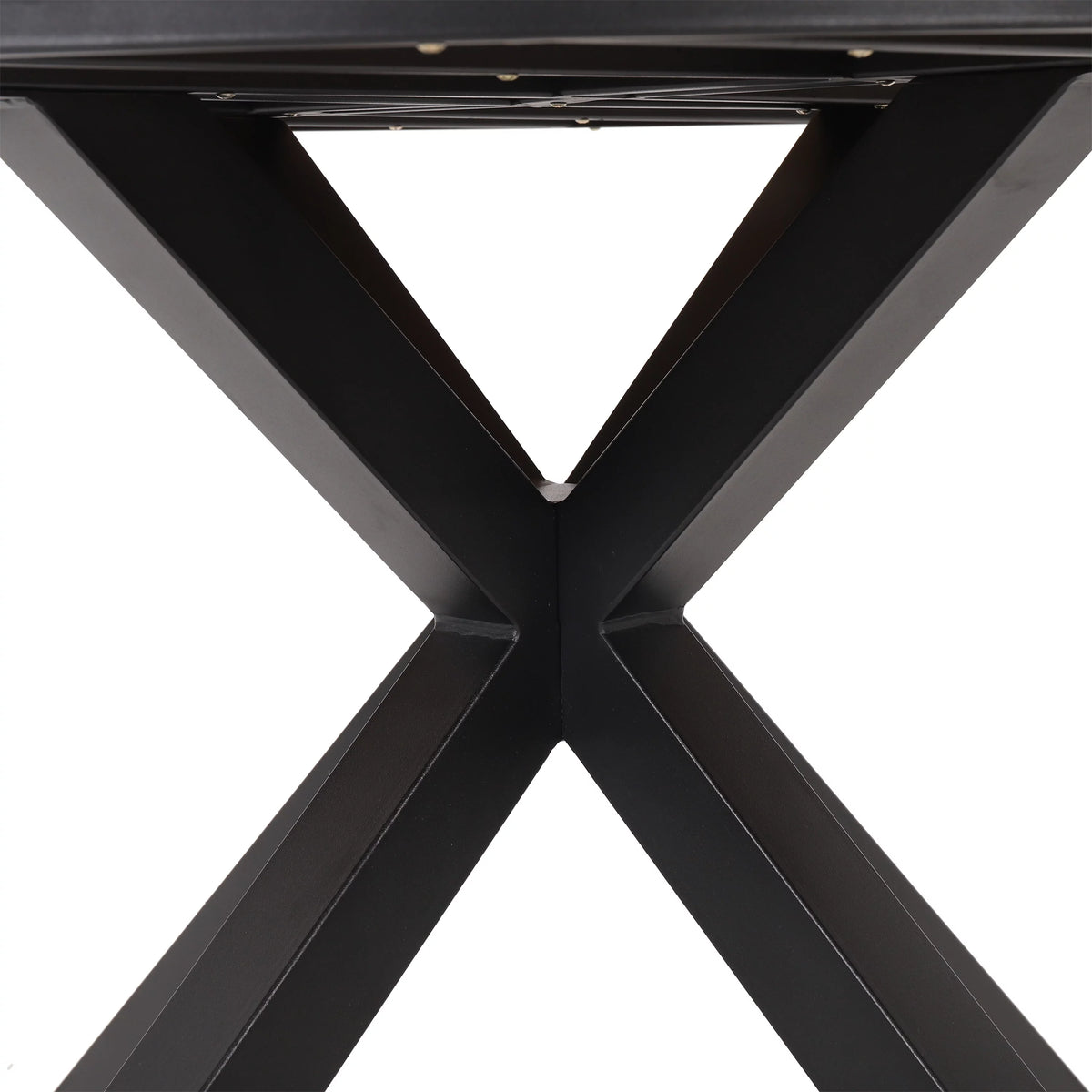 Black and Teak 5 Piece Mesh and Acacia Wood Dining Set N35733