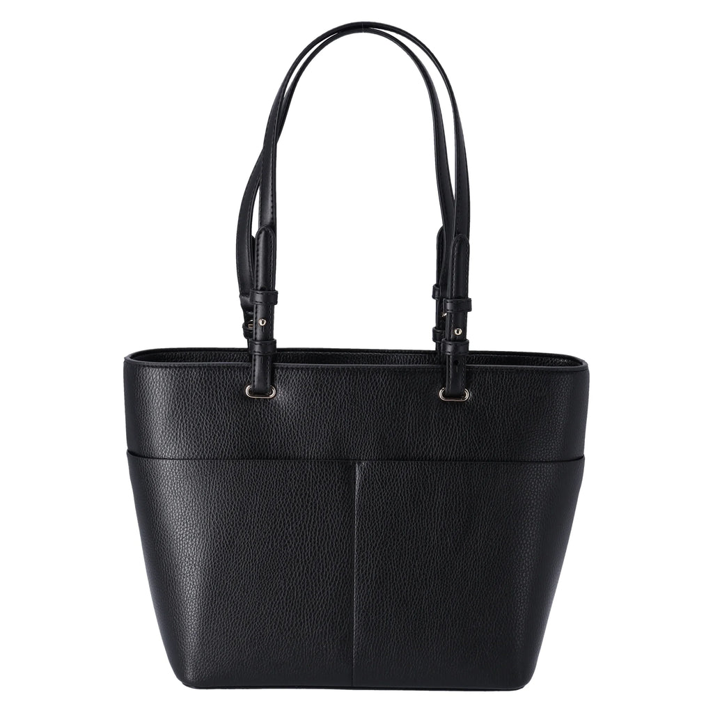 Black Leather Tote X4327