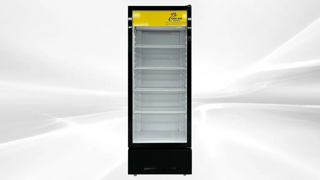 Black 9.2 cu.ft Glass Door Refrigerator C63252