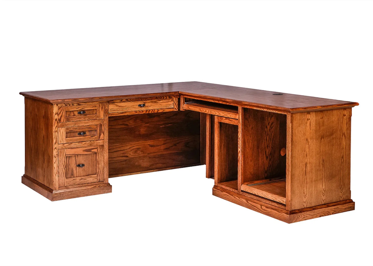 Executive Desk and Return F92161