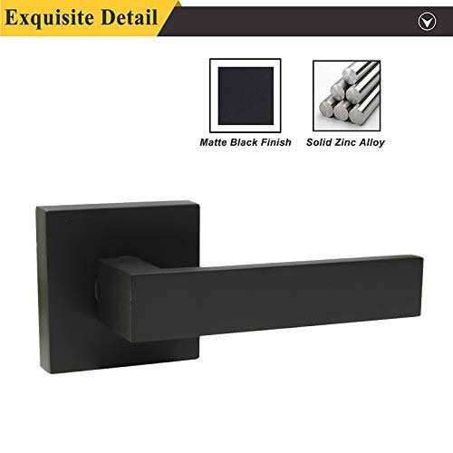Matte Black Non-Turning Reversible Door Levers A9899
