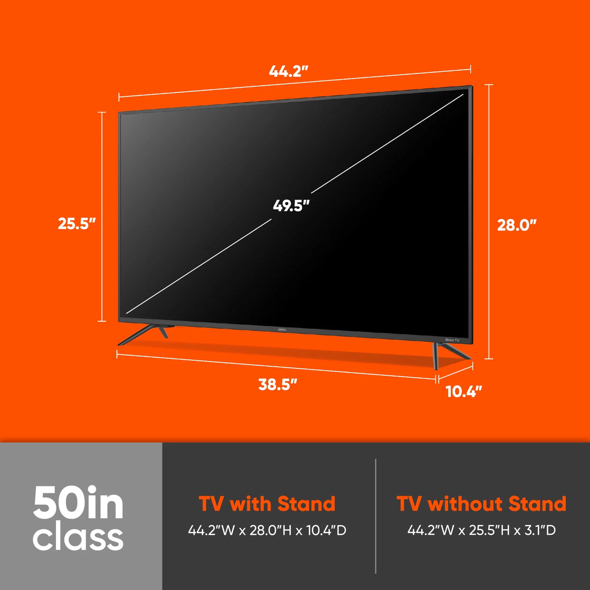 50” Class 4K UHD LED Smart TV HDR T401828
