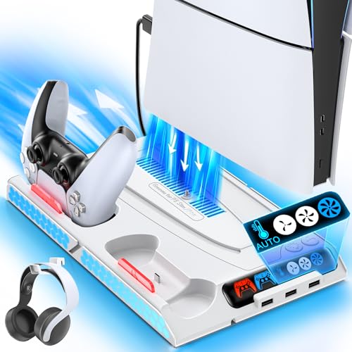 PS5 Cooling Station with Dual Charger Station P668