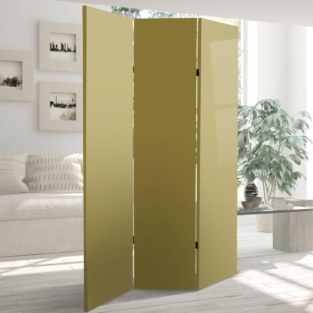 Khaki Canvas Room Divider S51551