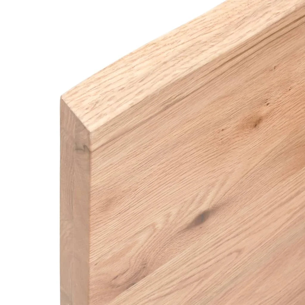 Oak Wall Shelf Solid Wood Light Brown M50285