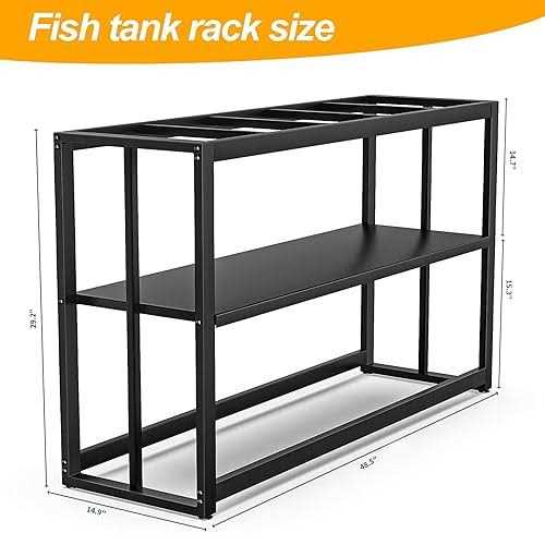 55-75 Gallon Fish Tank Stand with Storage Shelf Z756209