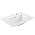 White Bathroom Sink B5833