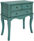 Antique Teal Wood Console Table M130