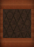 Fudge Lines Diamonds 6' x 6' Square Area Rug I217479
