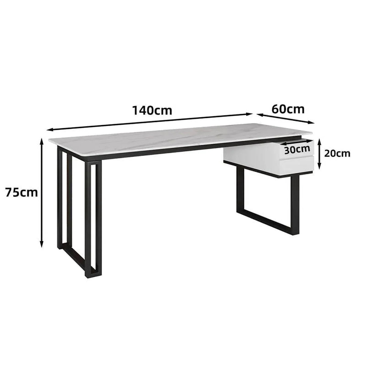 Modern Simple Computer Desk L3641