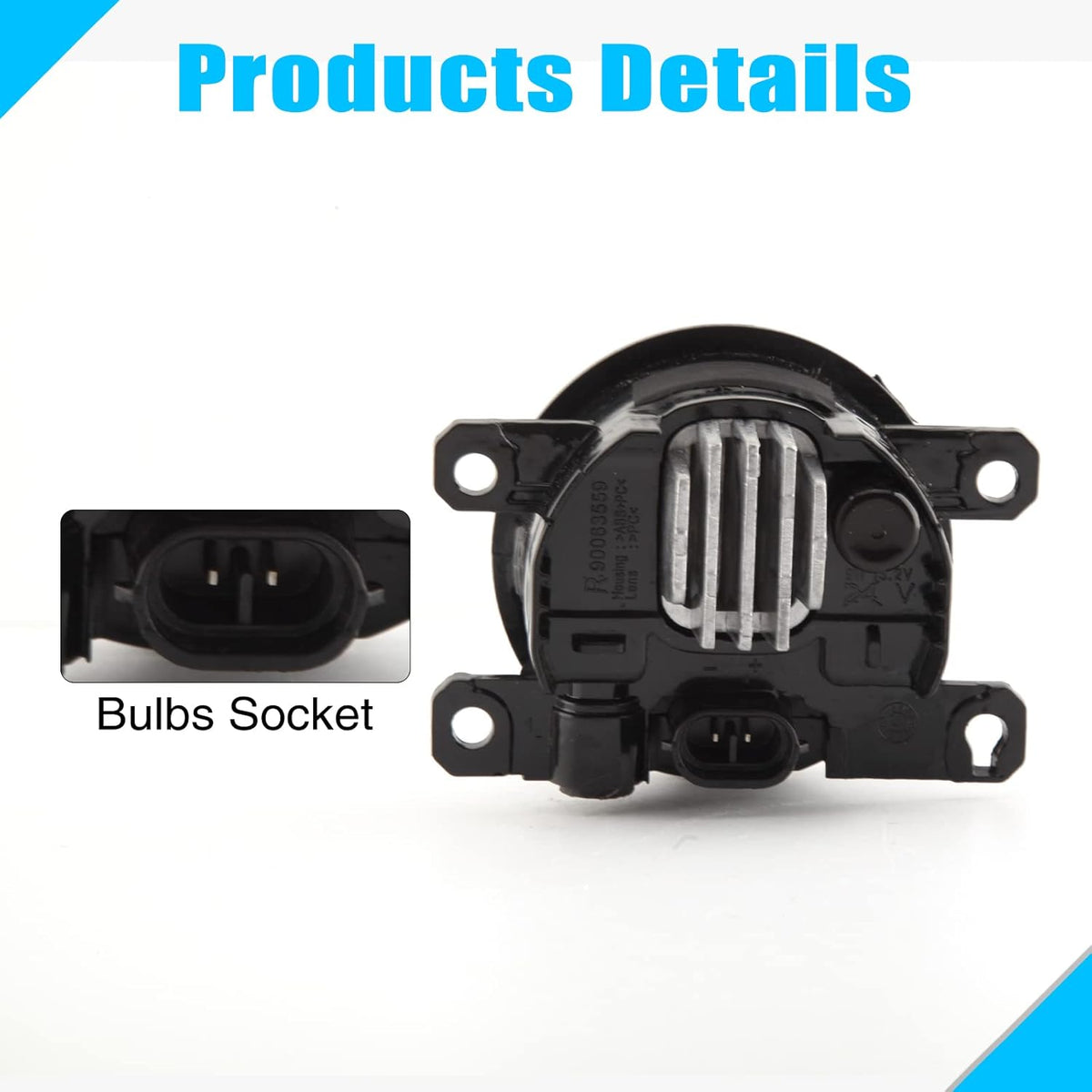 LED Driving Fog Light H11 Plug Clear Lens K90408