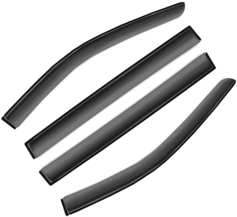 Dark Smoke Tape-On Window Visors J343