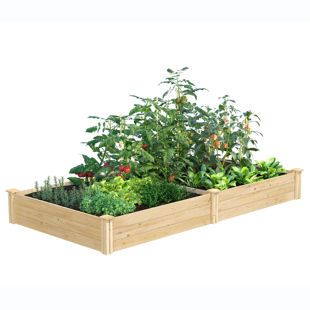 Beige Cedar Raised Garden Kit M39974