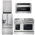 48 Propane Dual Fuel Range, Refrigerator, Dishwasher, Microwave I79319