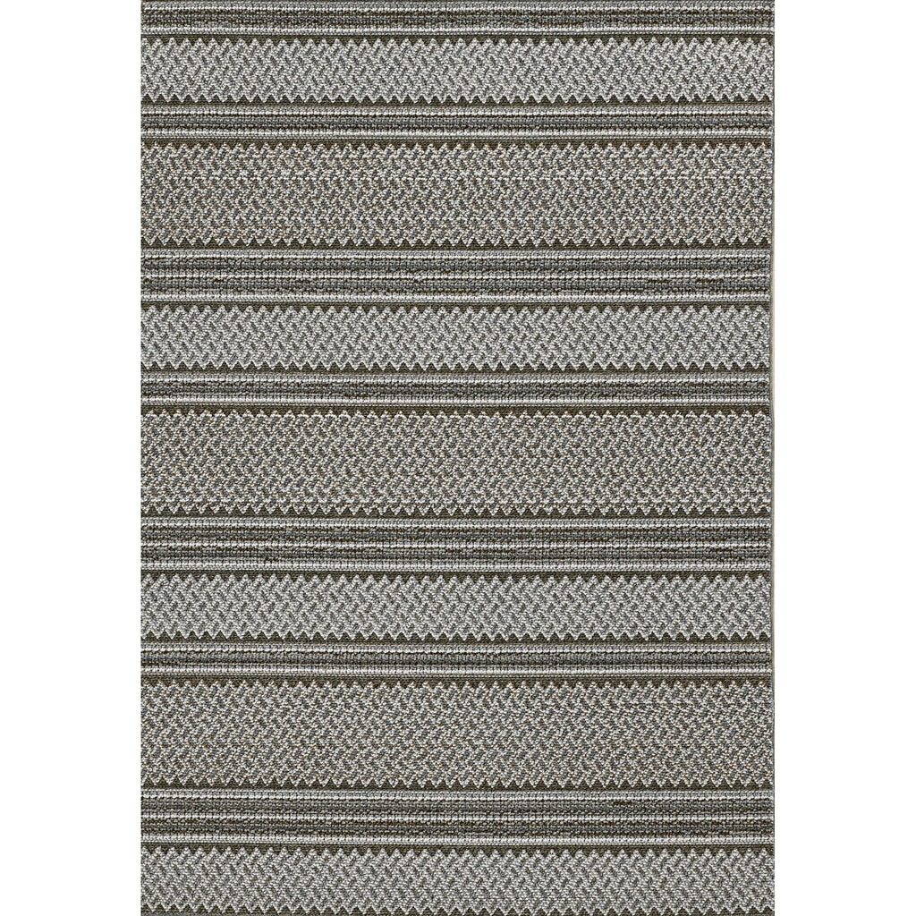 5' x 8' Grey Geo Area Rug T20127