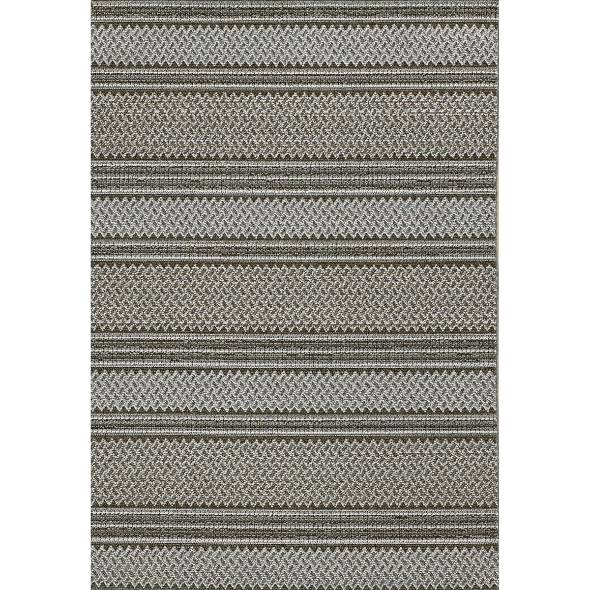5' x 8' Grey Geo Area Rug T20127