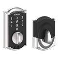 Camelot Touch Keyless Electronic Deadbolt - Bright Chrome N19427