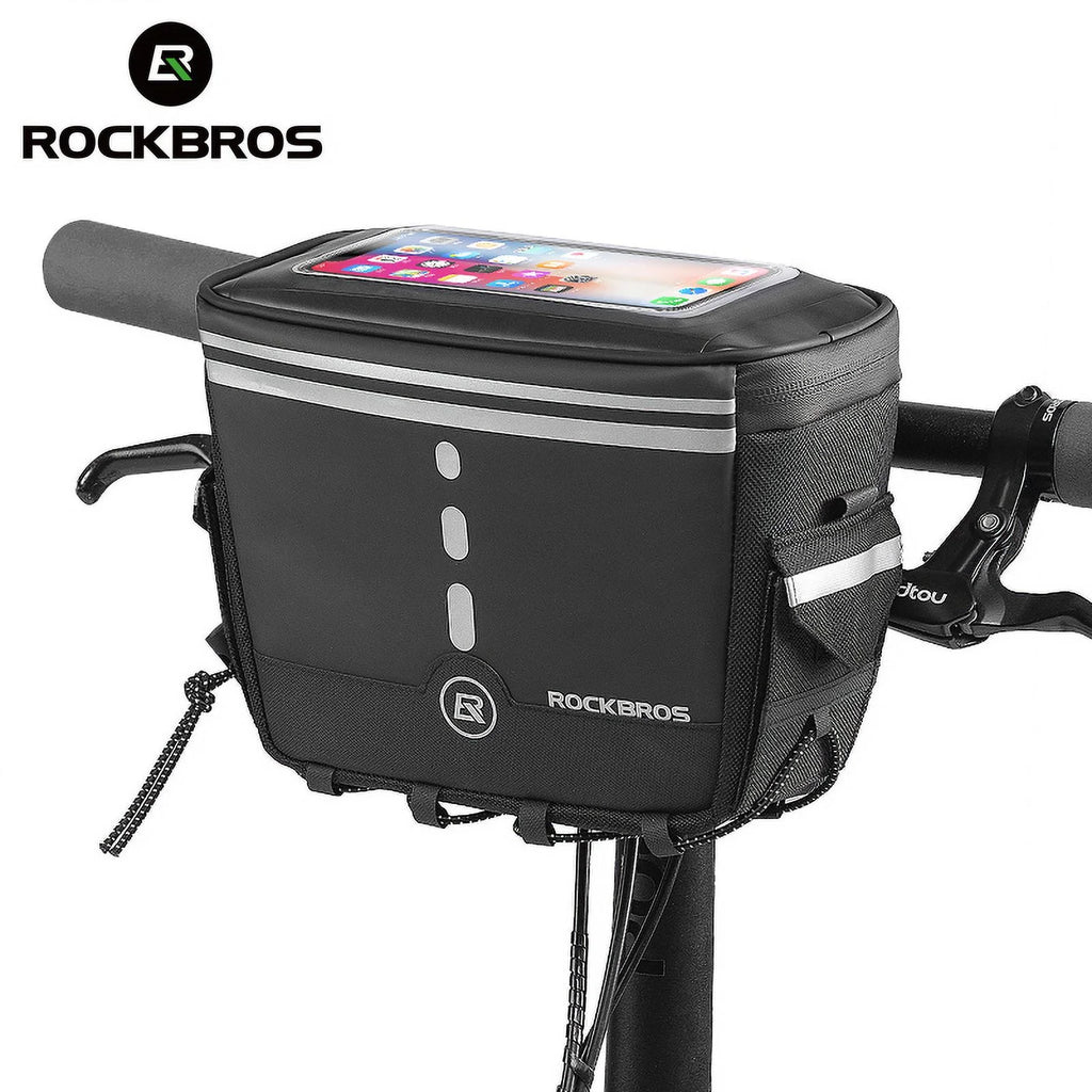 Bike Handlebar Bag with Removable Shoulder Strap J212