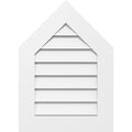 Peaked Top Surface Mount PVC Gable Vent E407245