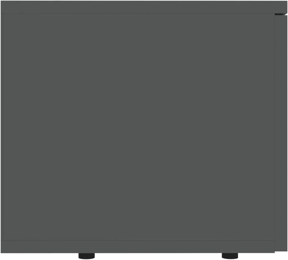 Gray Chipboard TV Cabinet Pack of 2 T6169