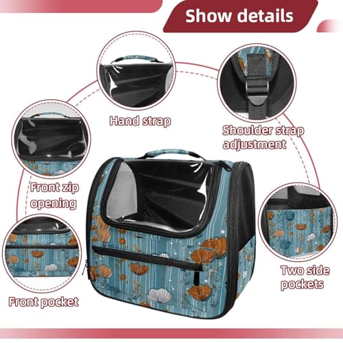 Pet Travel Carrier Soft Sided Portable Bag U26670