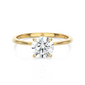 14k Yellow Gold Solitaire Engagement Ring V69749