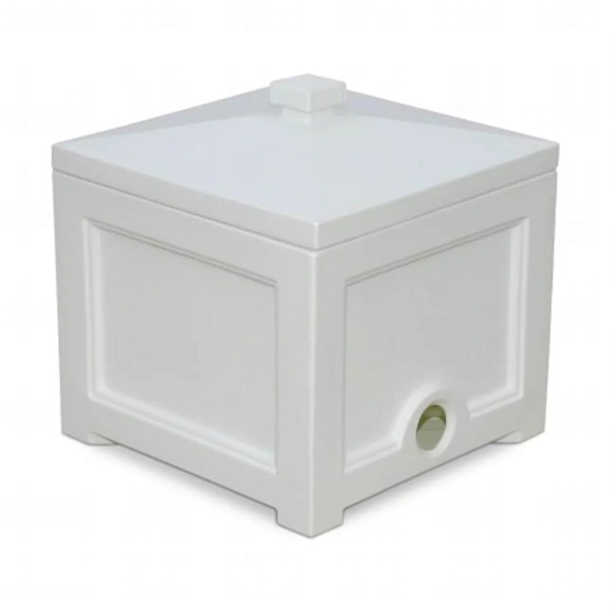 White Garden Hose Bin J560