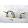 Polished Chrome Polished Brass Widespread Bathroom Faucet S585207