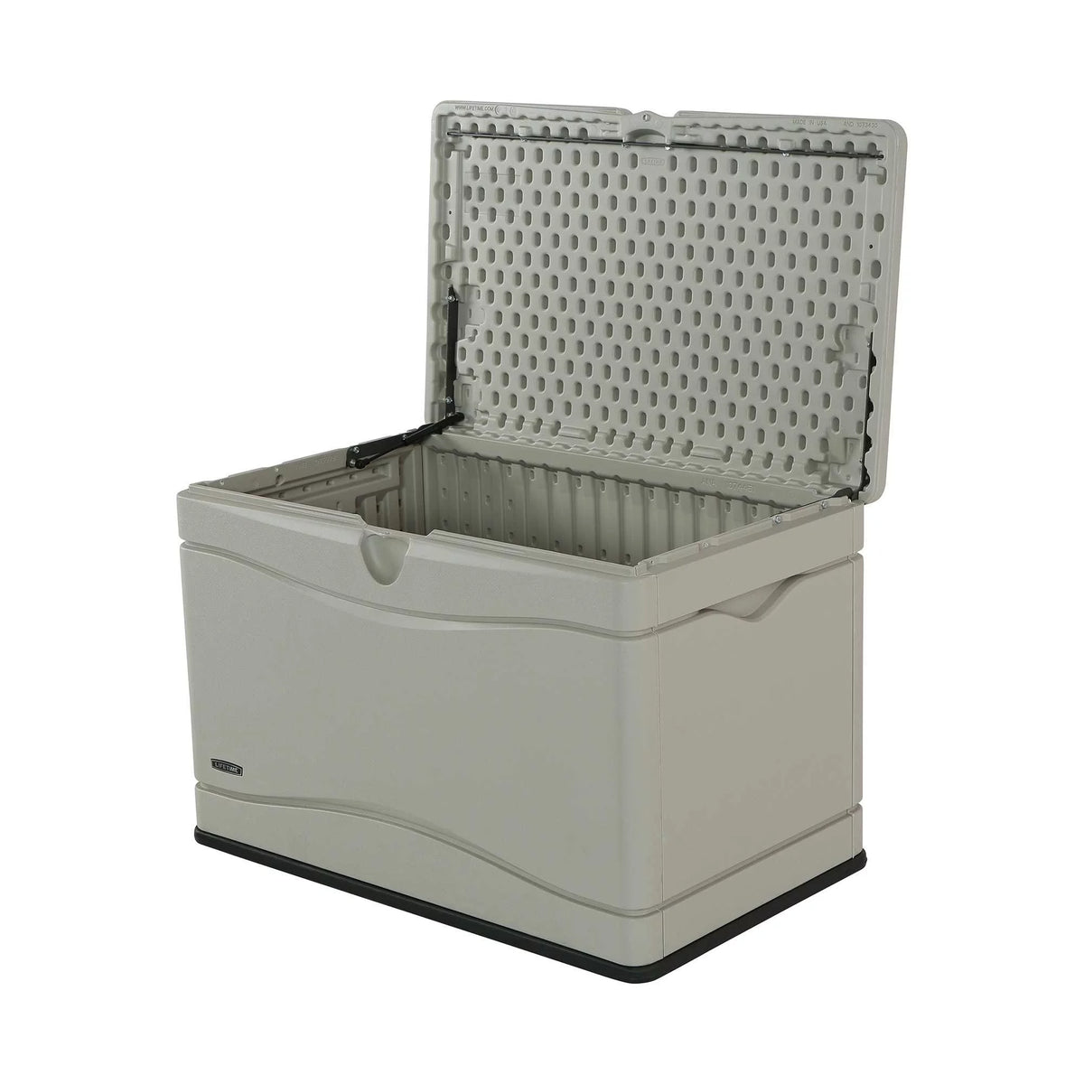 80 Gallon Beige Plastic Deck Box X34473