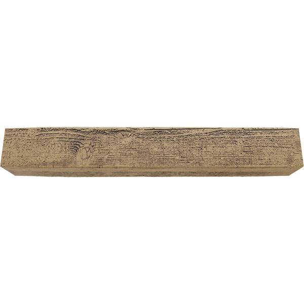Rough Sawn Faux Wood Fireplace Mantel X9569