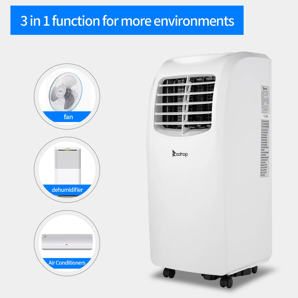 Portable Air Conditioner, 8,000 BTU, White T10933