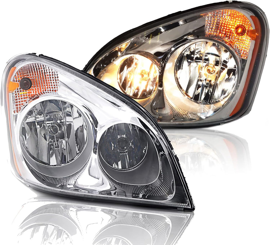 Freightliner Cascadia Halogen Headlight Lamp Driver & Passenger Side R2375