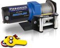 12V 4500 lb Electric Winch Kit with Steel Cable and Wireless Remote F502