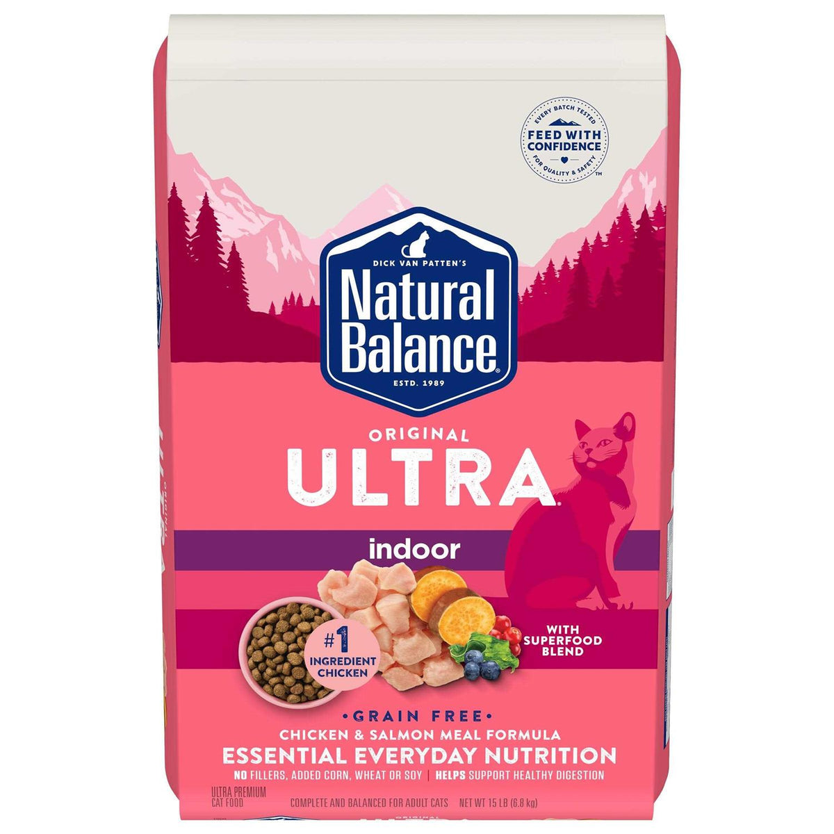 Dry Cat Food Chicken & Salmon Meal F5874